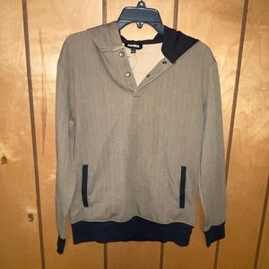 Express hoodie mens olive and black
